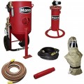 Marco Air-Blast Abrasive Blasting Package -600-Lb. Capacity, 6.0 Cubic Ft